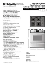 Frigidaire fcs388whc Specification Guide