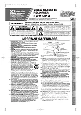 Emerson EWV601A User Manual
