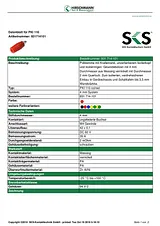 Sks Hirschmann Pole terminal Yellow-green 35 A PKI 110 1 pc(s) 931714188 Data Sheet