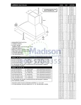 Prizer Hoods LARE42SS Specification Sheet