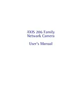 Axis 206 Network Camera 0199-004 Manual Do Utilizador