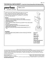 Peerless LCV-100 LCV 100 Техническая Спецификация