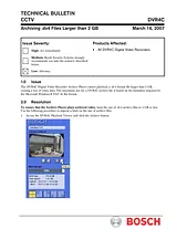 Bosch dvr4c1161 Release Note