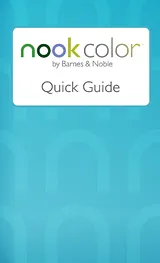 Barnes & Noble Nook Color Quick Setup Guide