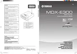 Yamaha MDX-E300 User Manual