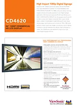 Viewsonic CD4620 规格说明表单