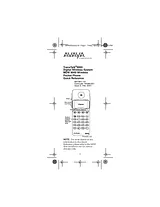 Avaya MDW 9040 Quick Reference Card