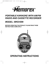 Memorex MKS1009 Manual Do Utilizador