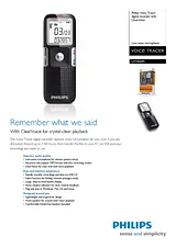 Philips digital recorder LFH0645 LFH0645/27 ユーザーズマニュアル