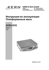 Kern ECE 20K20Parcel scales Weight range bis 20 kg ECE 20K10 Manuel D’Utilisation