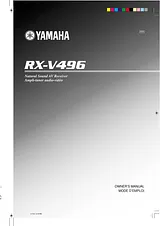 Yamaha RX-V496 사용자 설명서