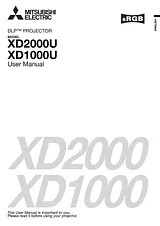 Mitsubishi xd1000u Manuel D’Utilisation