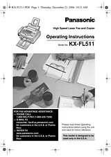 Panasonic KX-FL511 Guida Al Funzionamento