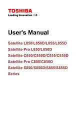 Toshiba Satellite C850/C850D/C855/C855D Manual De Usuario