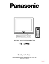 Panasonic tx-15ta1c Manuale Utente