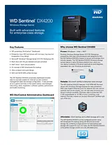 Western Digital Sentinel DX4200 WDBRZD0080KBK-EESN 전단