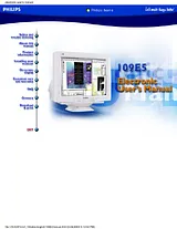 Philips 109E5 Справочник Пользователя