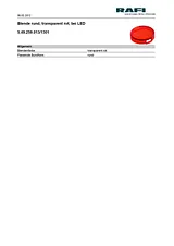 Rafi Red (transparent) 5.49.259.013/1301 Техническая Спецификация