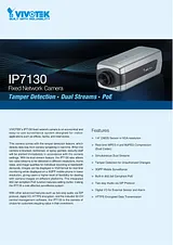 VIVOTEK IP7130 Fascicule