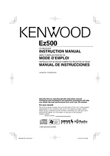 Kenwood EZ500 Manual Do Utilizador