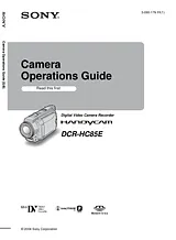 Sony DCR-HC85E Manual Do Utilizador