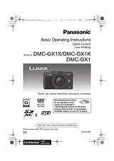 Panasonic DMC-GX1 Mode D'Emploi