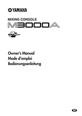Yamaha M3000A Manual Do Utilizador