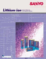 Sanyo Lithium ion Manual Do Utilizador