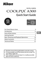 Nikon COOLPIX A300 Краткое Руководство По Установке