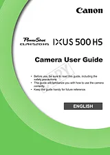 Canon 500 HS Manual Do Utilizador