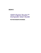 Sony PCV-RX480DS Handbuch