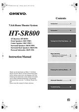ONKYO HT-SR800 User Manual