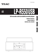 TEAC LP-R550USB Manual Do Utilizador