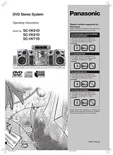 Panasonic SC-VK91D User Manual