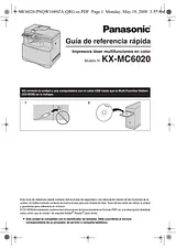 Panasonic KX-MC6020 Guía De Operación