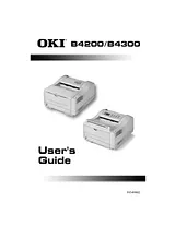 OKI B4300 Guía Del Usuario