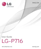 LG LG Optimus L7II (P716) White オーナーマニュアル