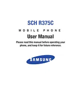 Samsung R375C Manuel D’Utilisation