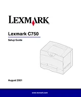 Lexmark c750 Installation Guide