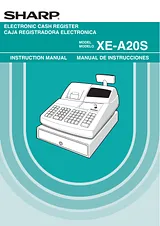 Sharp XE-A20S Справочник Пользователя