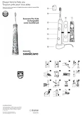 Philips Rechargeable sonic electric toothbrush HX6311/07 HX6311/07 User Manual