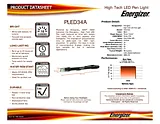 Energizer PLED34AE Техническая Спецификация
