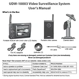 Uniden udw10003 User Manual