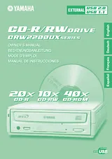 Yamaha CRW2200UX Manual Do Utilizador