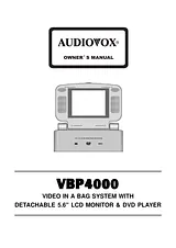 Audiovox VBP4000 Manuel D’Utilisation