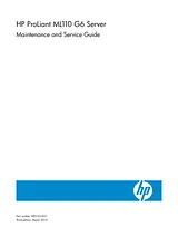 HP (Hewlett-Packard) ML110 G6 Manuale Utente