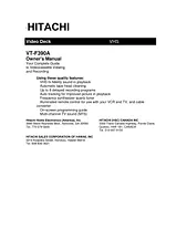 Hitachi VT-F390A User Manual