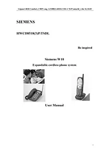 Siemens gigaset 4010 hwcd8518(3)p-tsdl Manual Do Utilizador