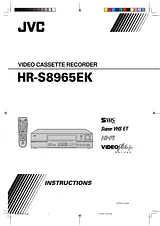 JVC HR-S8965EK Manuel D’Utilisation