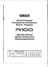 Yamaha r100 Manual Do Utilizador